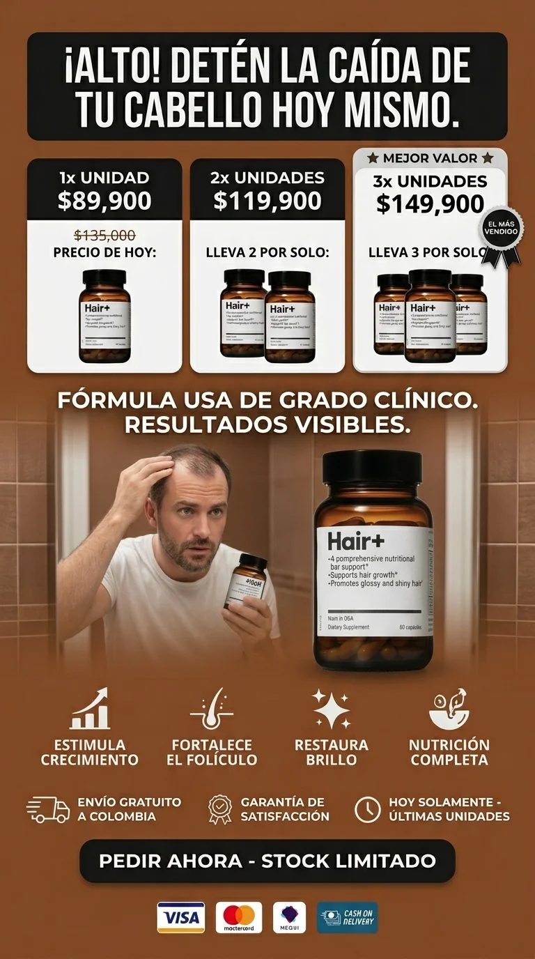 Hair+ | Crecimiento Capilar y Fortalecimiento Natural