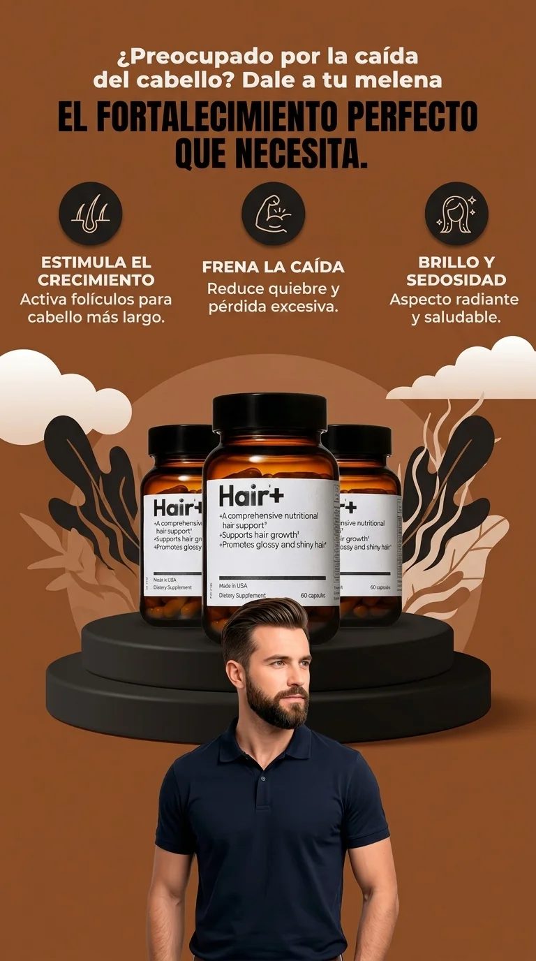Hair+ | Crecimiento Capilar y Fortalecimiento Natural