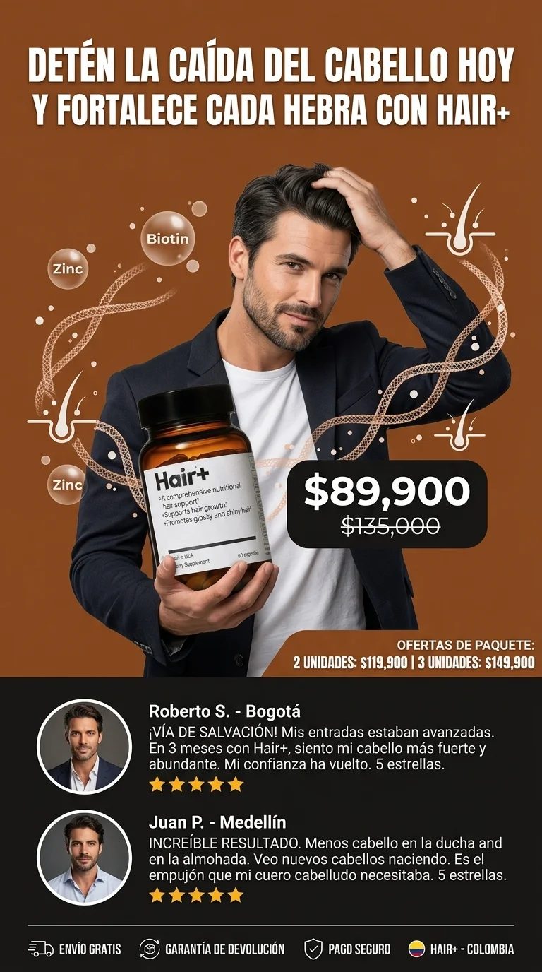 Hair+ | Crecimiento Capilar y Fortalecimiento Natural
